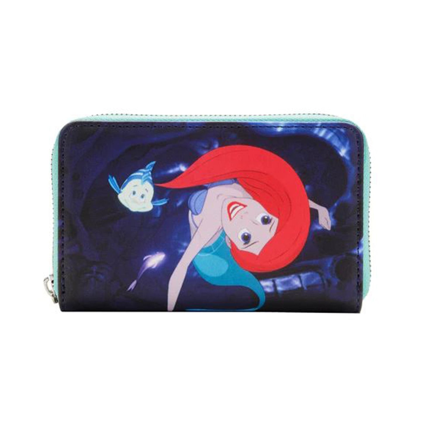 Loungefly Disney The Little Mermaid Ariel Princess Scenes Series Zip Around Wallet