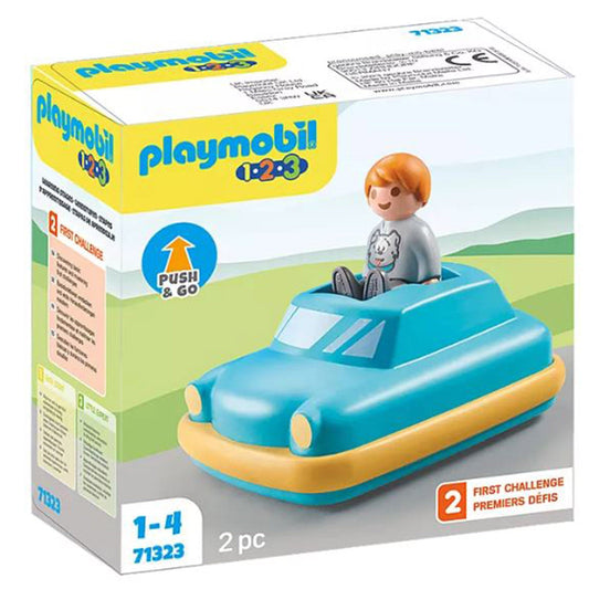 Playmobil 123 Push And Go Car Building Set