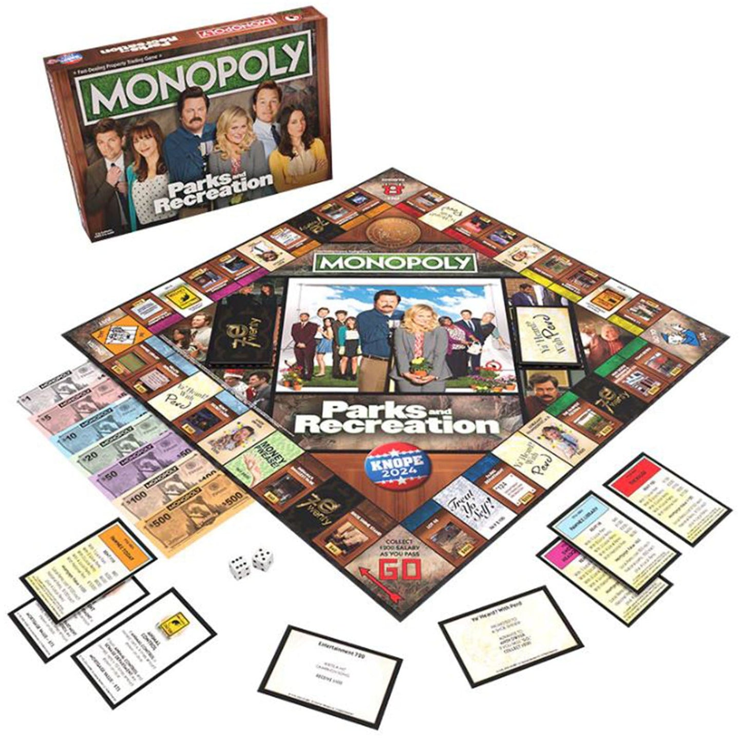 USAopoly Parks And Recreation Monopoly Board Game