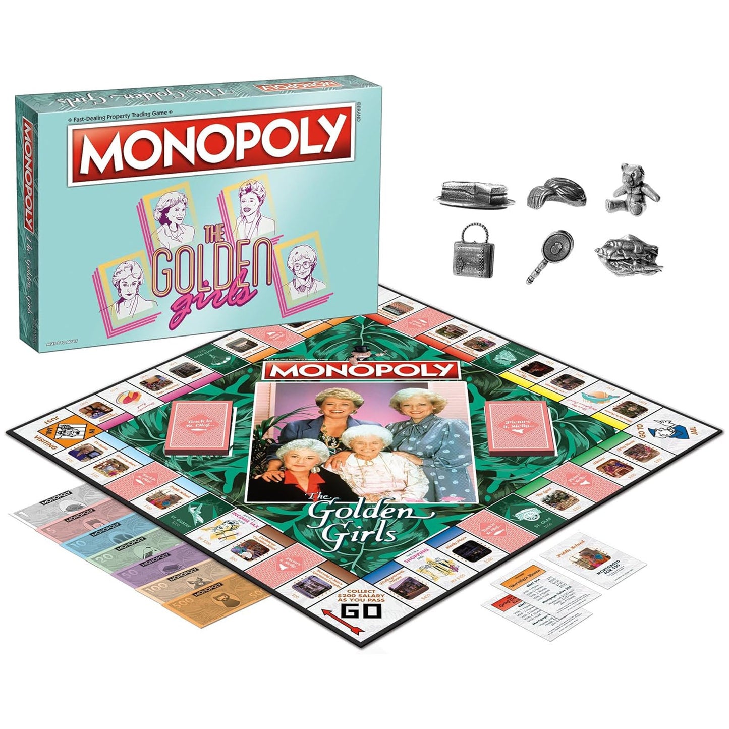 USAopoly Golden Girls Monopoly Board Game