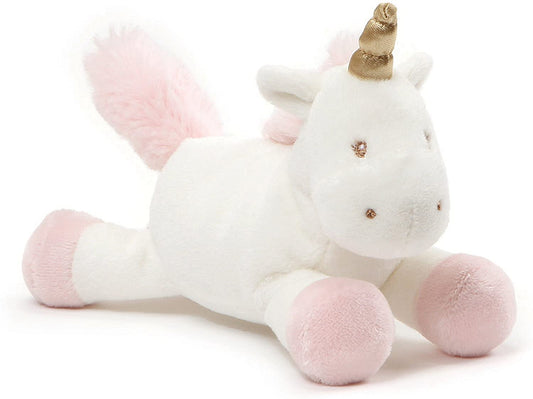 Gund Baby Luna Unicorn 7 Inch Plush Rattle