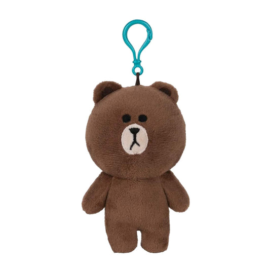 Gund Line Friends Brown Bear 5 Inch Plush Backpack Clip