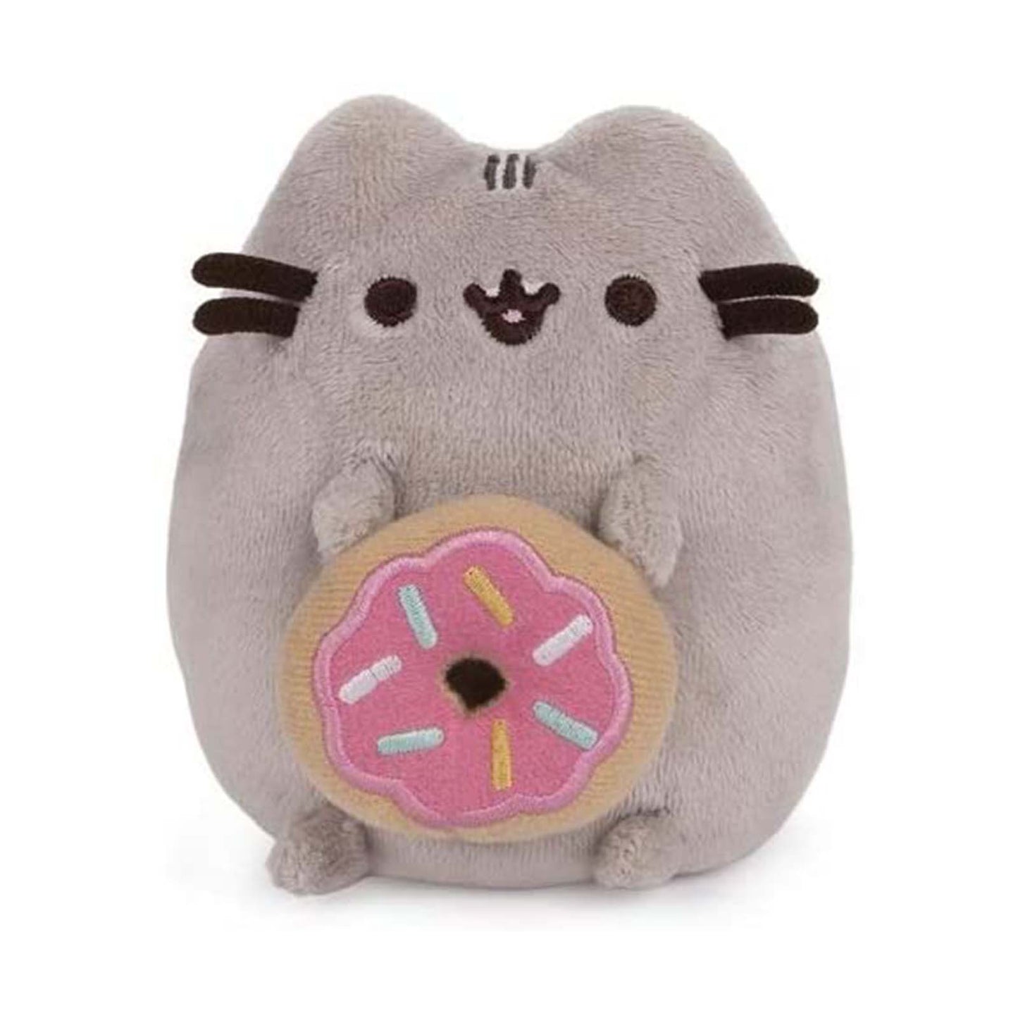 Gund Pusheen With Donut 4 Inch Plush Dangler Figure 6056172