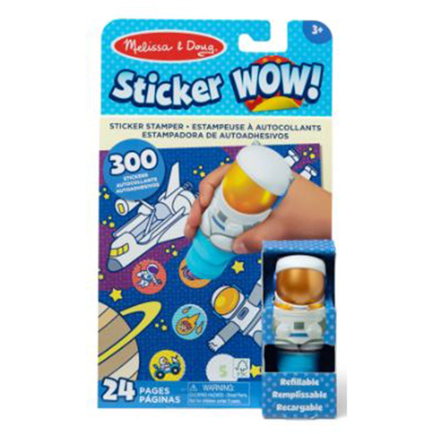 Melissa And Doug Sticker WOW! Astronaut Activity Pad