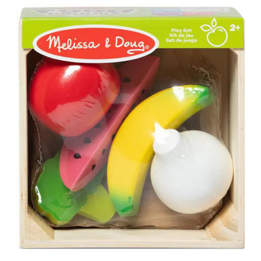 Melissa And Doug Wooden Food Groups Fruit And Vegetables Plat Set