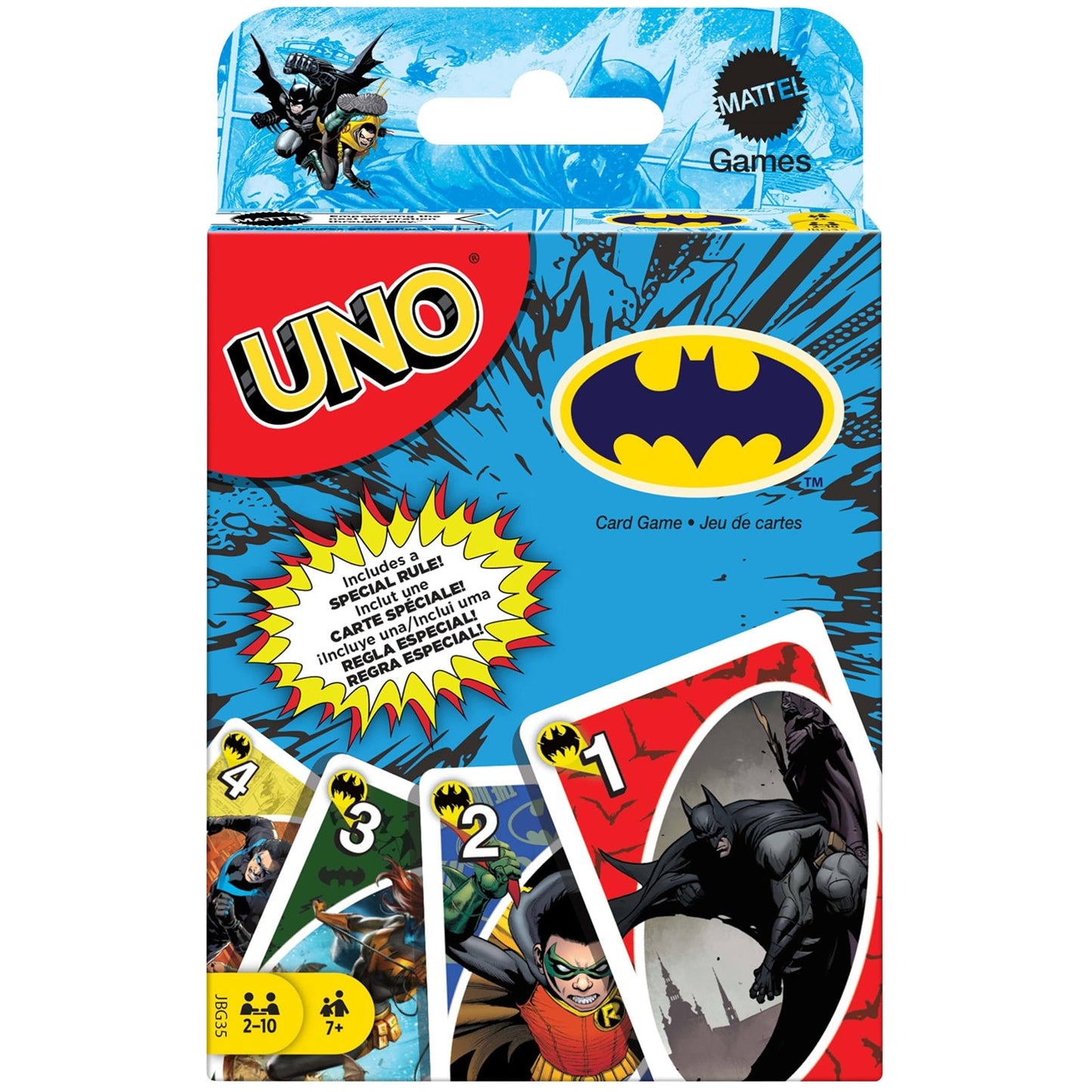 Mattel Batman Uno Card Game