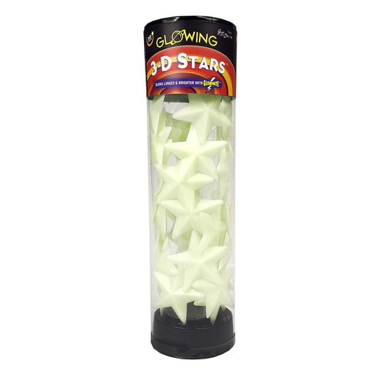 Great Explorations Glowing 3-D Stars Tube Wonder Stars Set