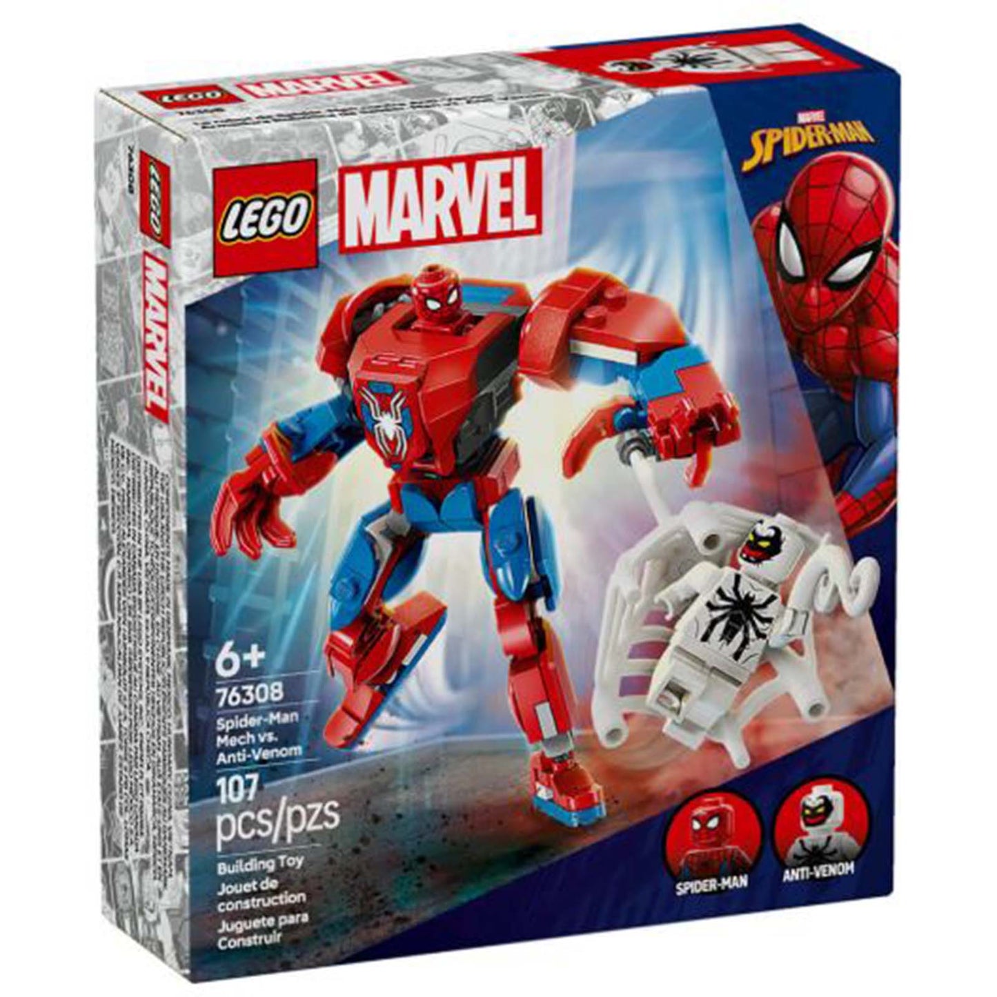LEGO® Spider-Man Mech Verses Anti-Venom Building Set 76308