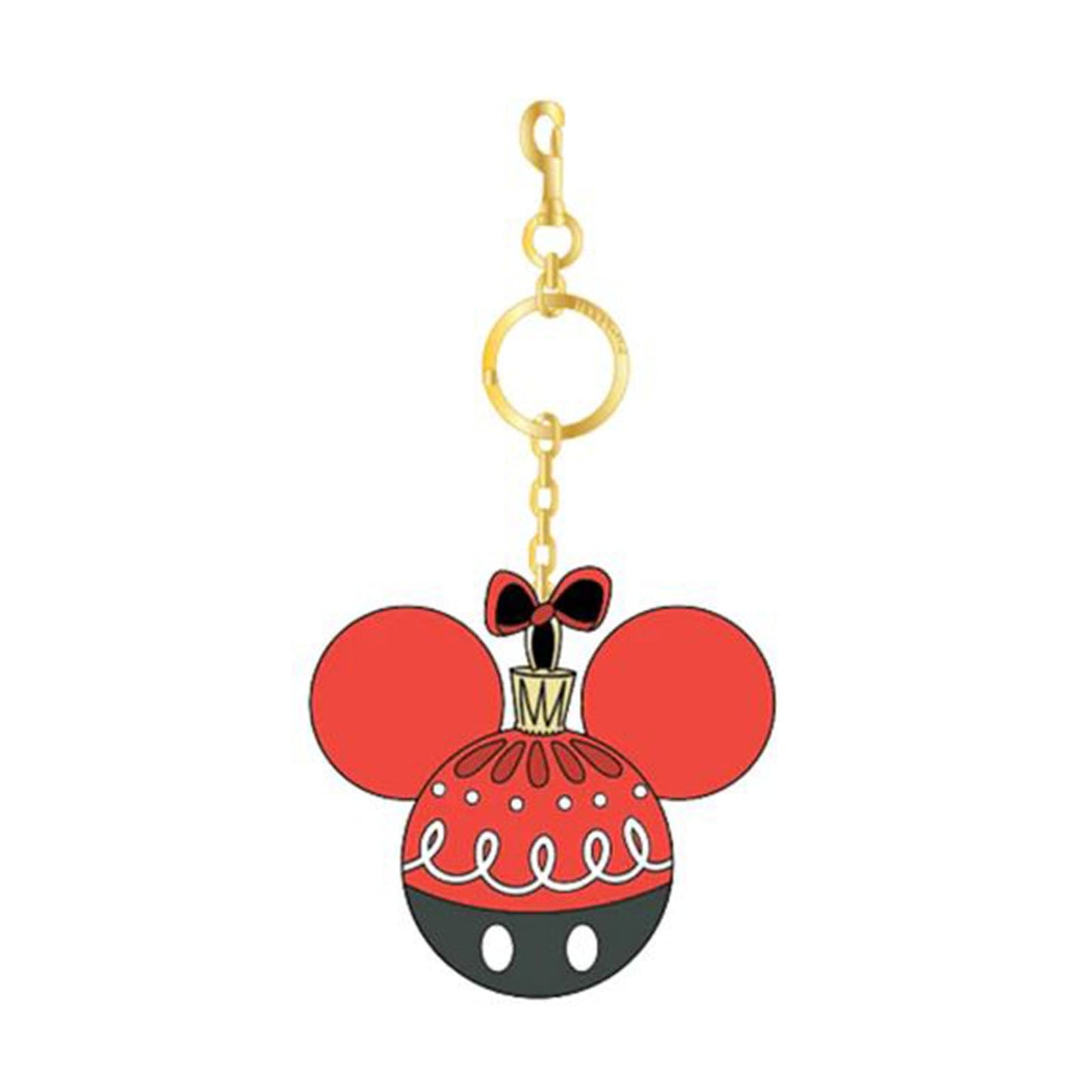 Loungefly Disney Mickey Ornament 3D Molded Keychain