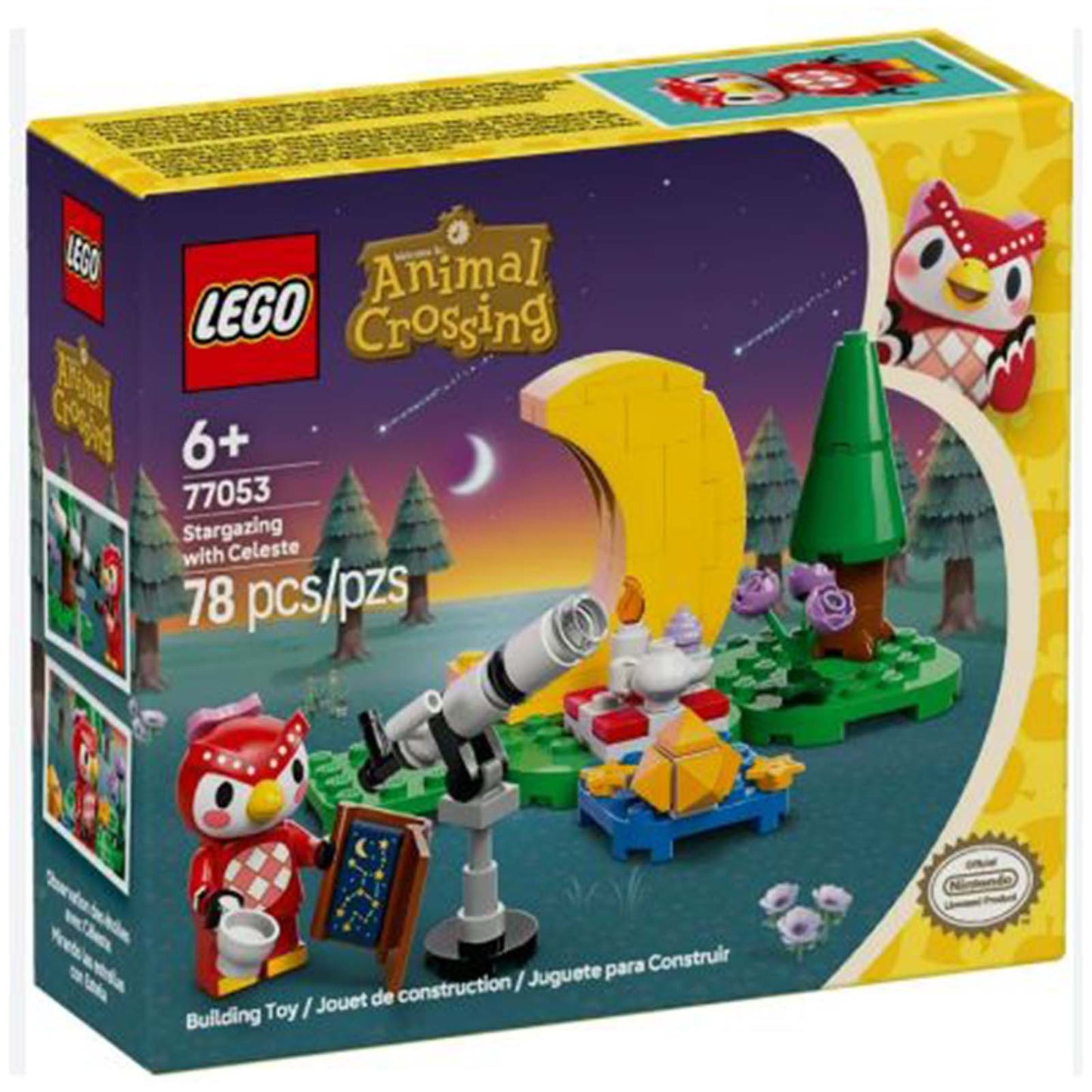 LEGO® Animal Crossing Stargazing With Celeste Building Set 77053