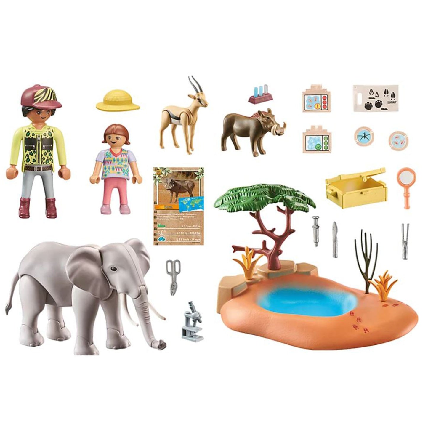 Playmobil Wiltopia Elephant At The Waterhole Building Set 71294