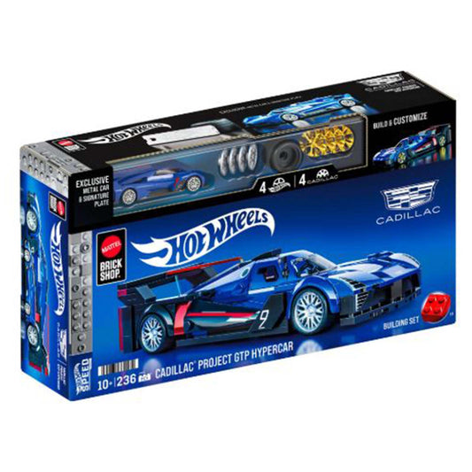 Mattel Brick Shop Hot Wheels Cadillac Project GTP Hypercar Building Set