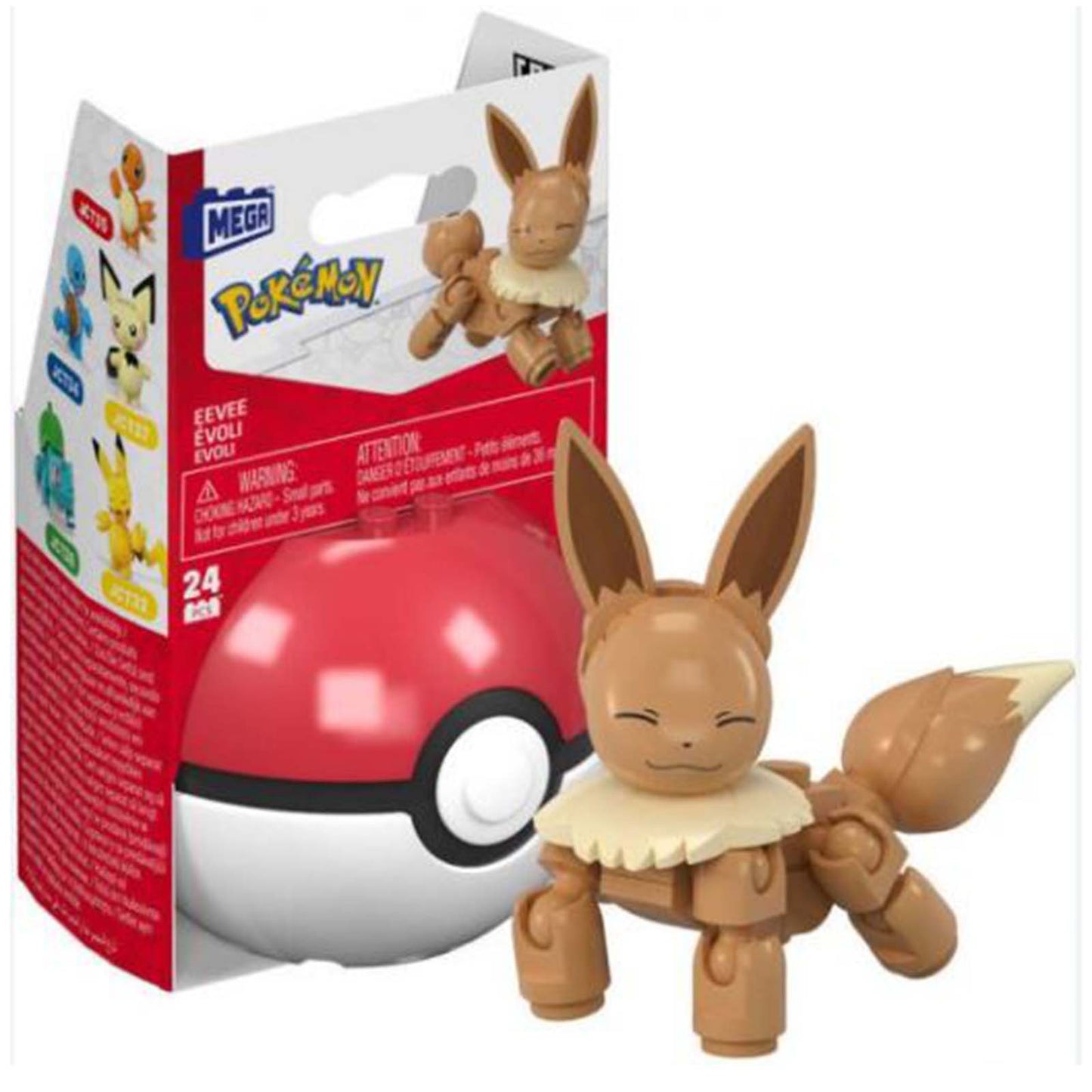 MEGA Pokemon Eevee 24 Piece Building Set