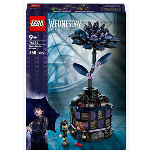 LEGO® Wednesday Black Dahlia Flower Building Set 76784