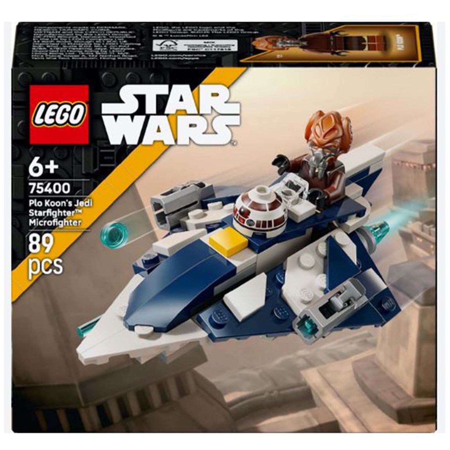 LEGO® Star Wars Plo Koon's Jedi Starfighter Microfighter Building Set 75400