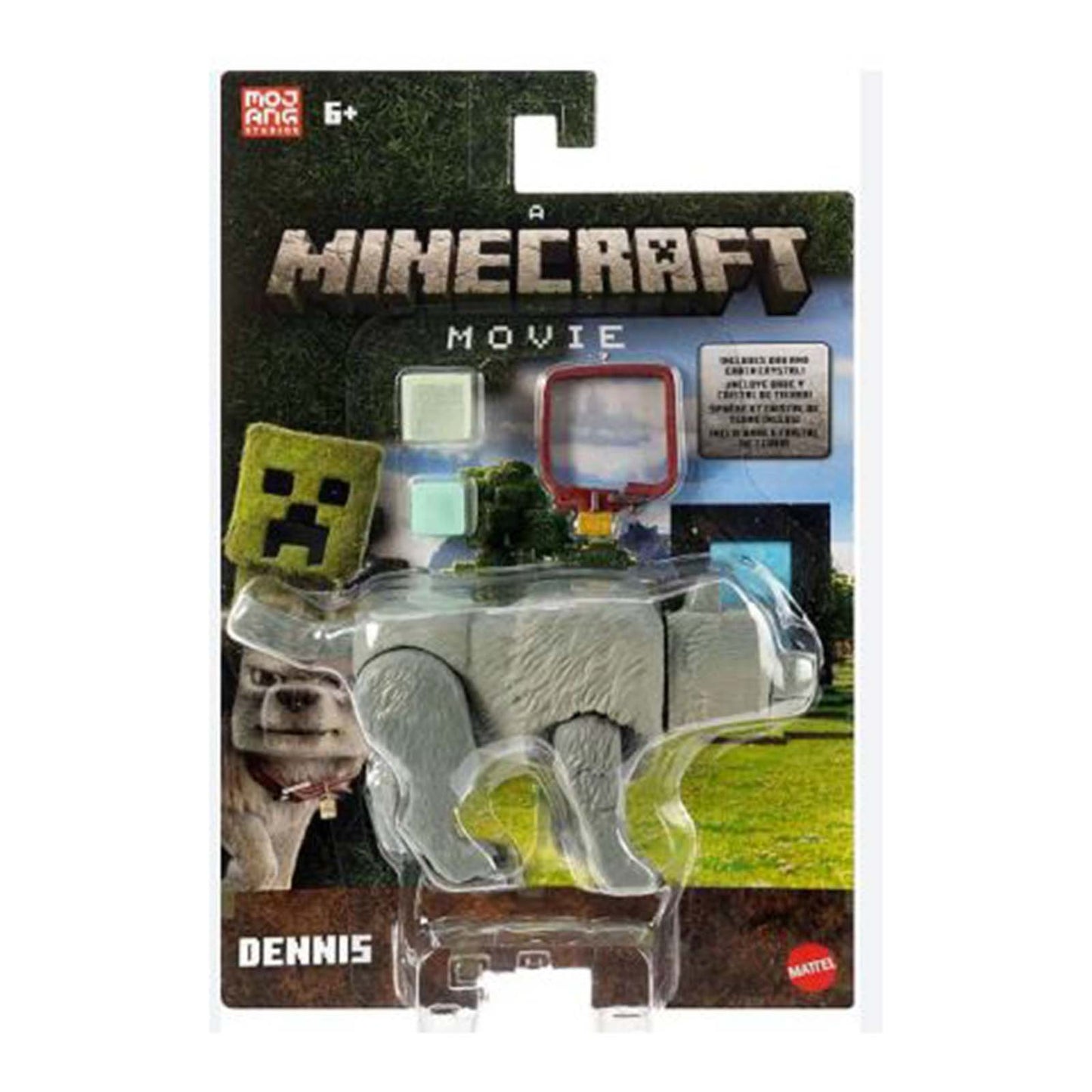 Mattel Minecraft Movie Dennis Core Figure