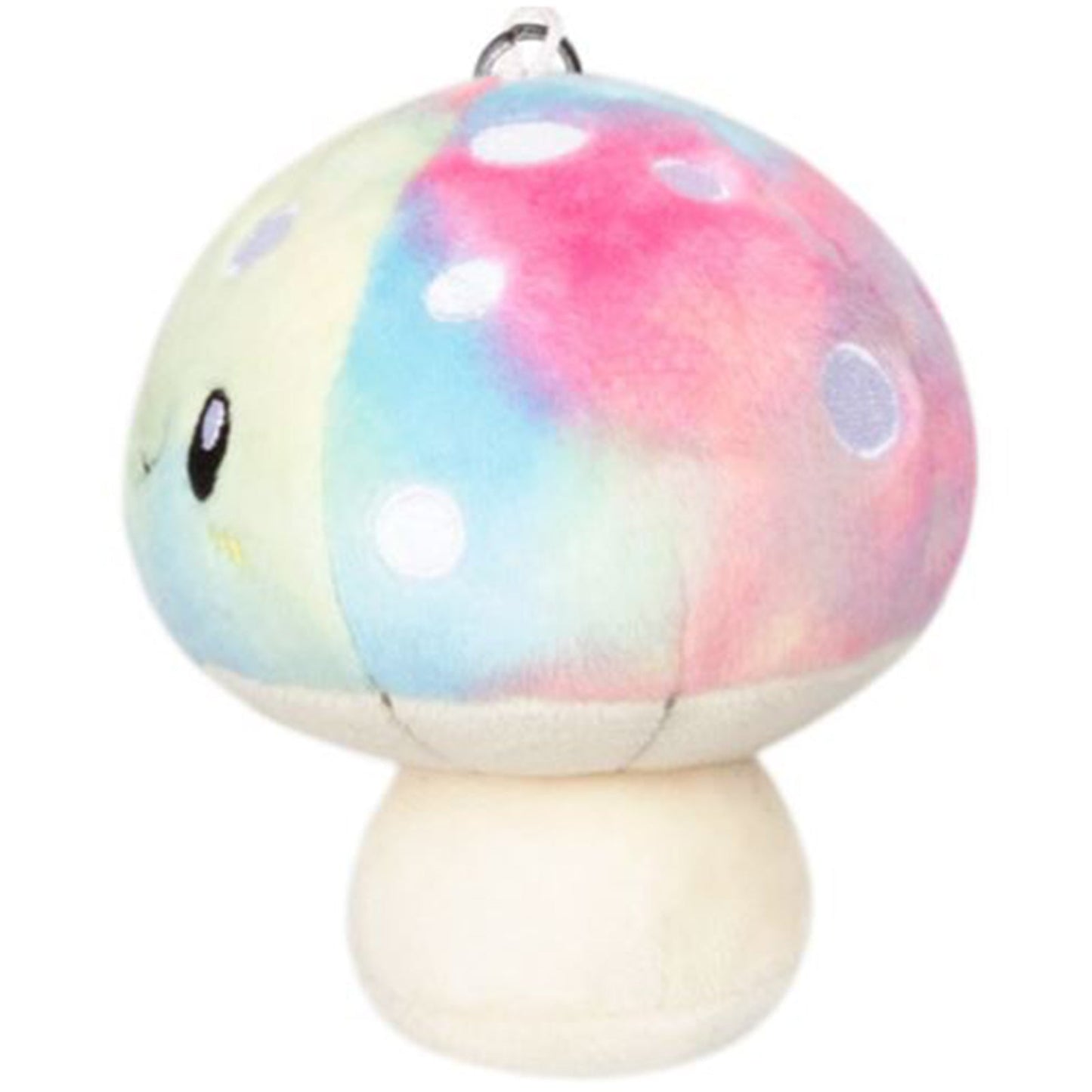 Squishable Micro Pastel Tie Dye Mushroom 3 Inch Plush Keychain