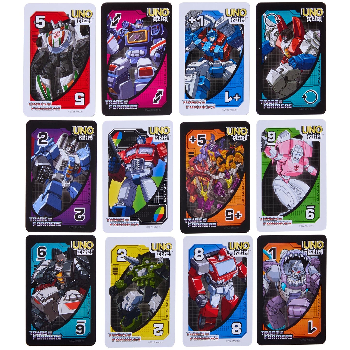 Mattel Transformers Uno Card Game