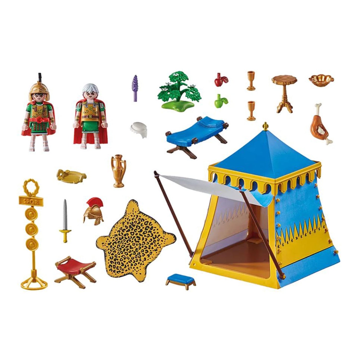 Playmobil Asterix Leader's Tent With General Building Set 71015