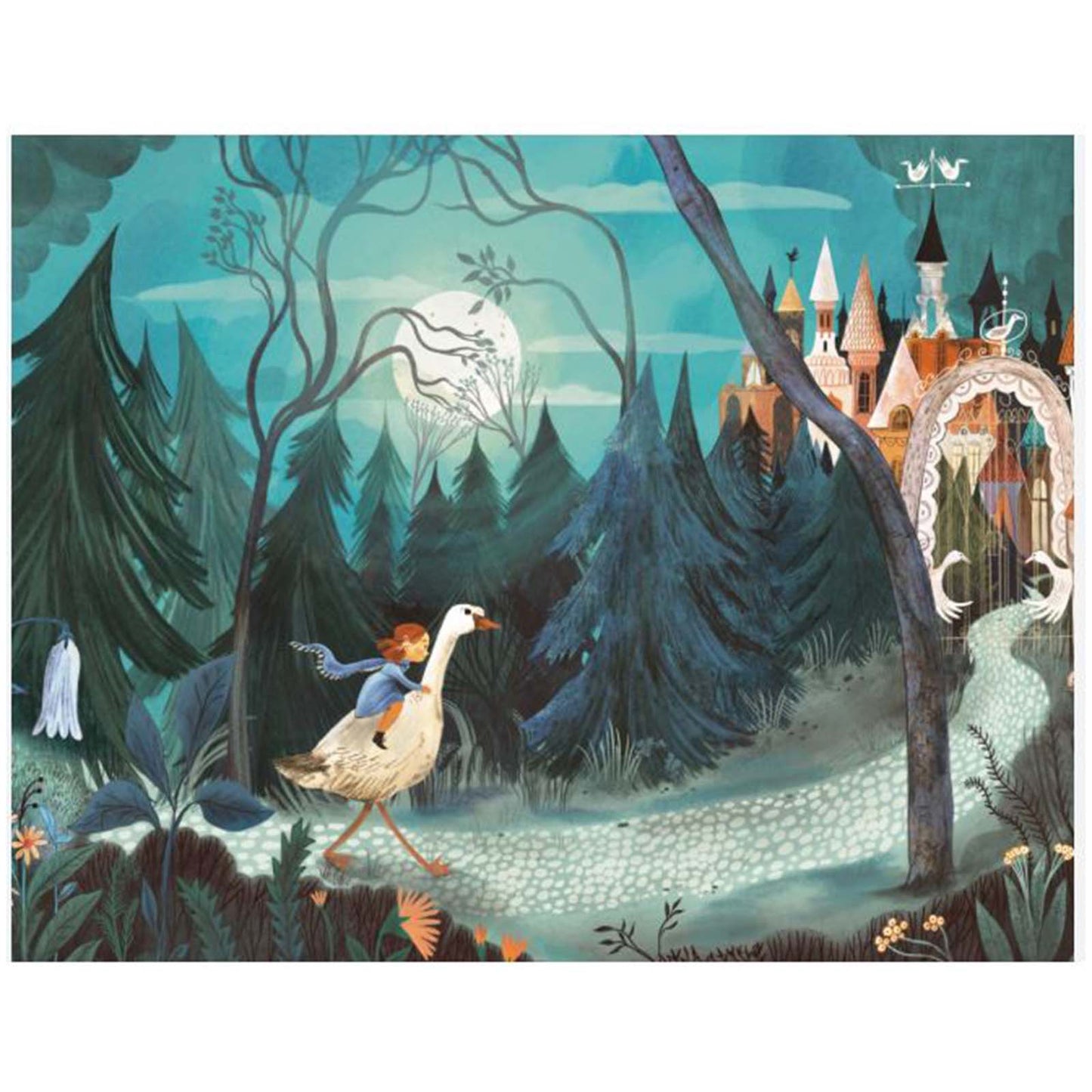New York Puzzle Adelina Lirius On An Adventure 100 Piece Mini Jigsaw Puzzle