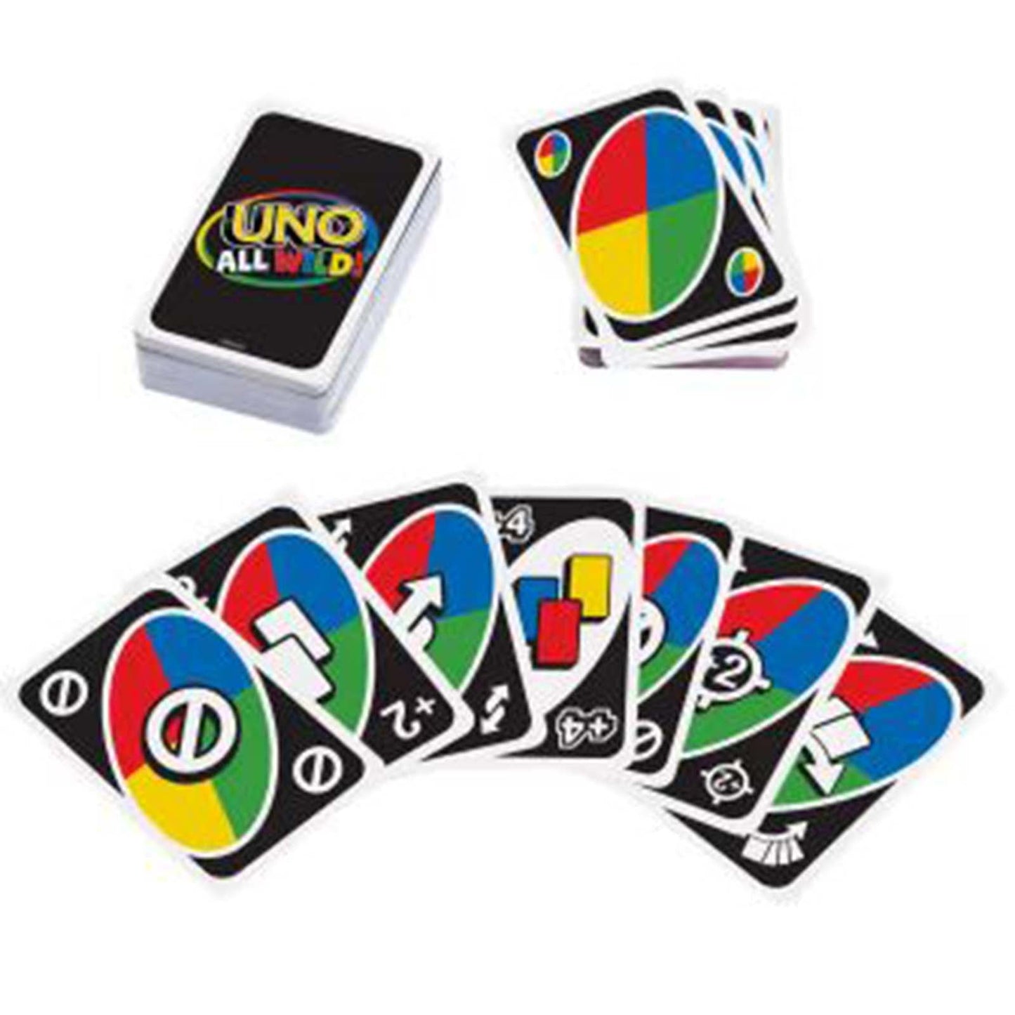 Mattel Uno All Wild Card Game