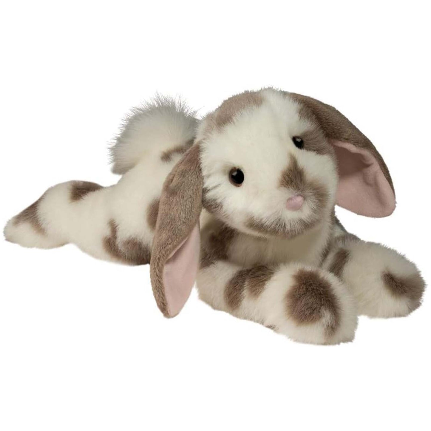 Douglas Ramsey Gray Spotted Bunny Floppy 15 Inch Plush Figure