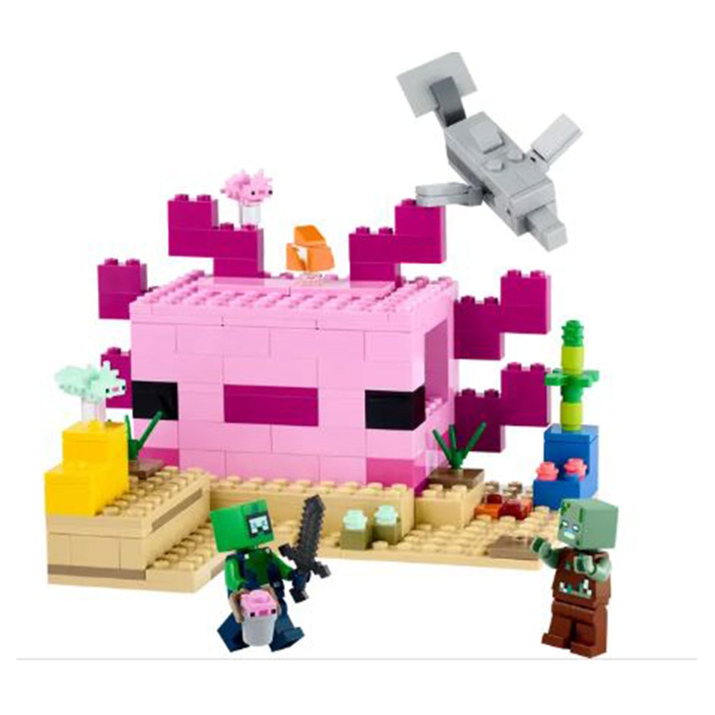 LEGO® Minecraft The Axolotl House Building Set 21247