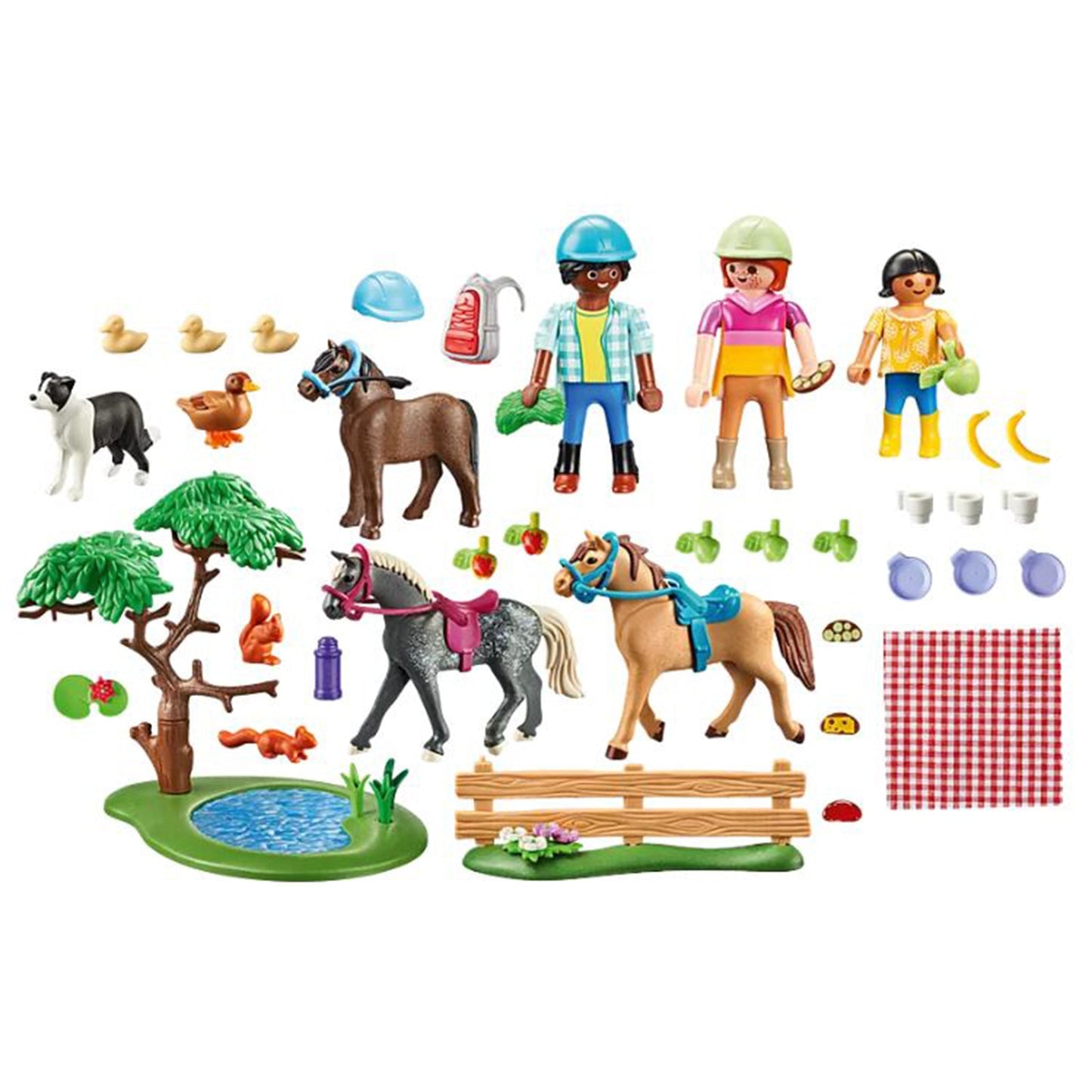 Playmobil Country Picnic Adventure With Horses Building Set 71239