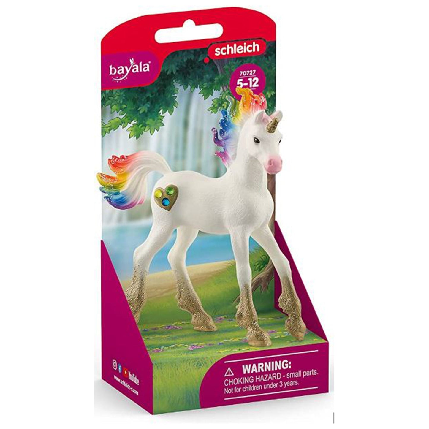 Schleich Bayala Rainbow Love Unicorn Foal 70727