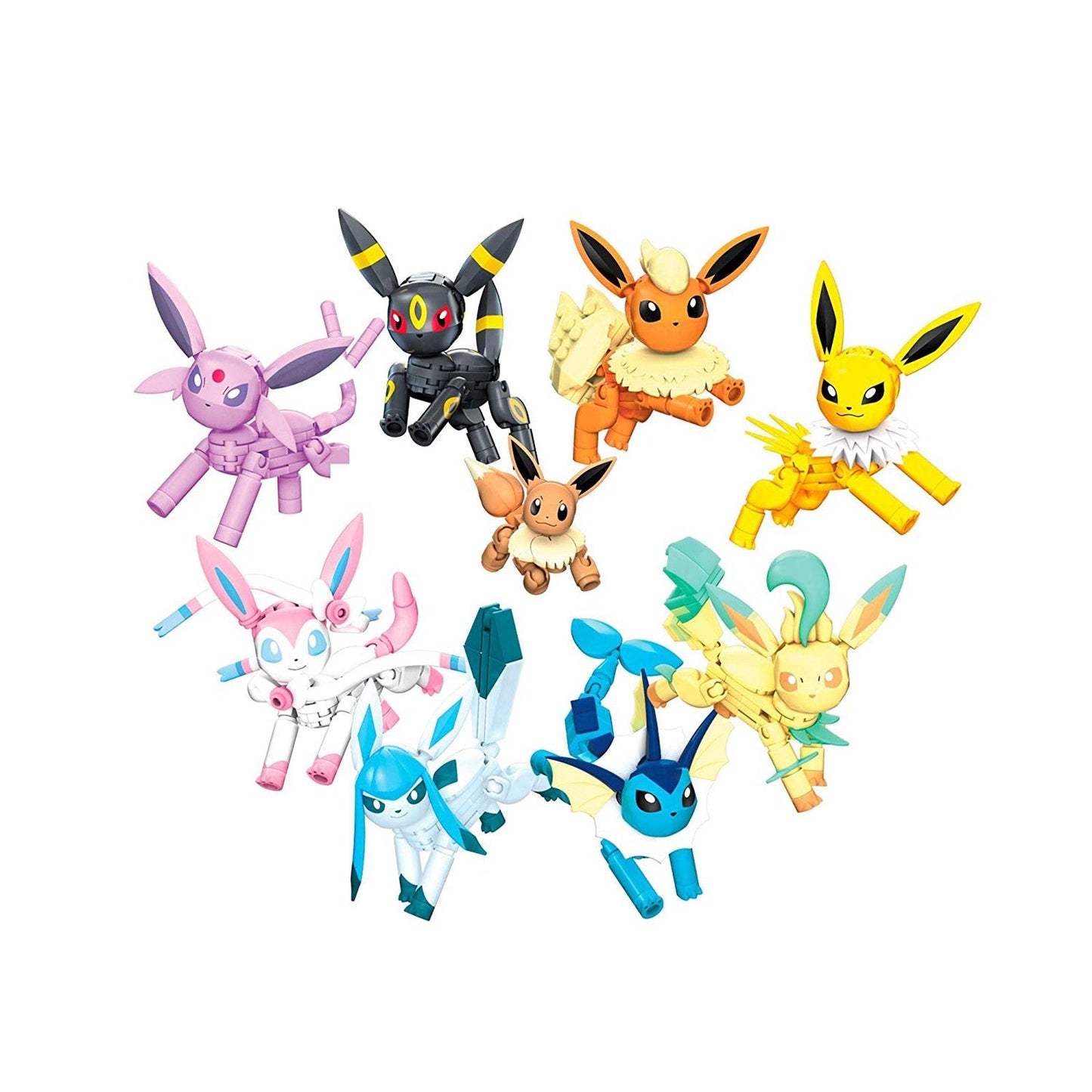 Mega Construx Pokemon Every Eevee Evolution Building Set