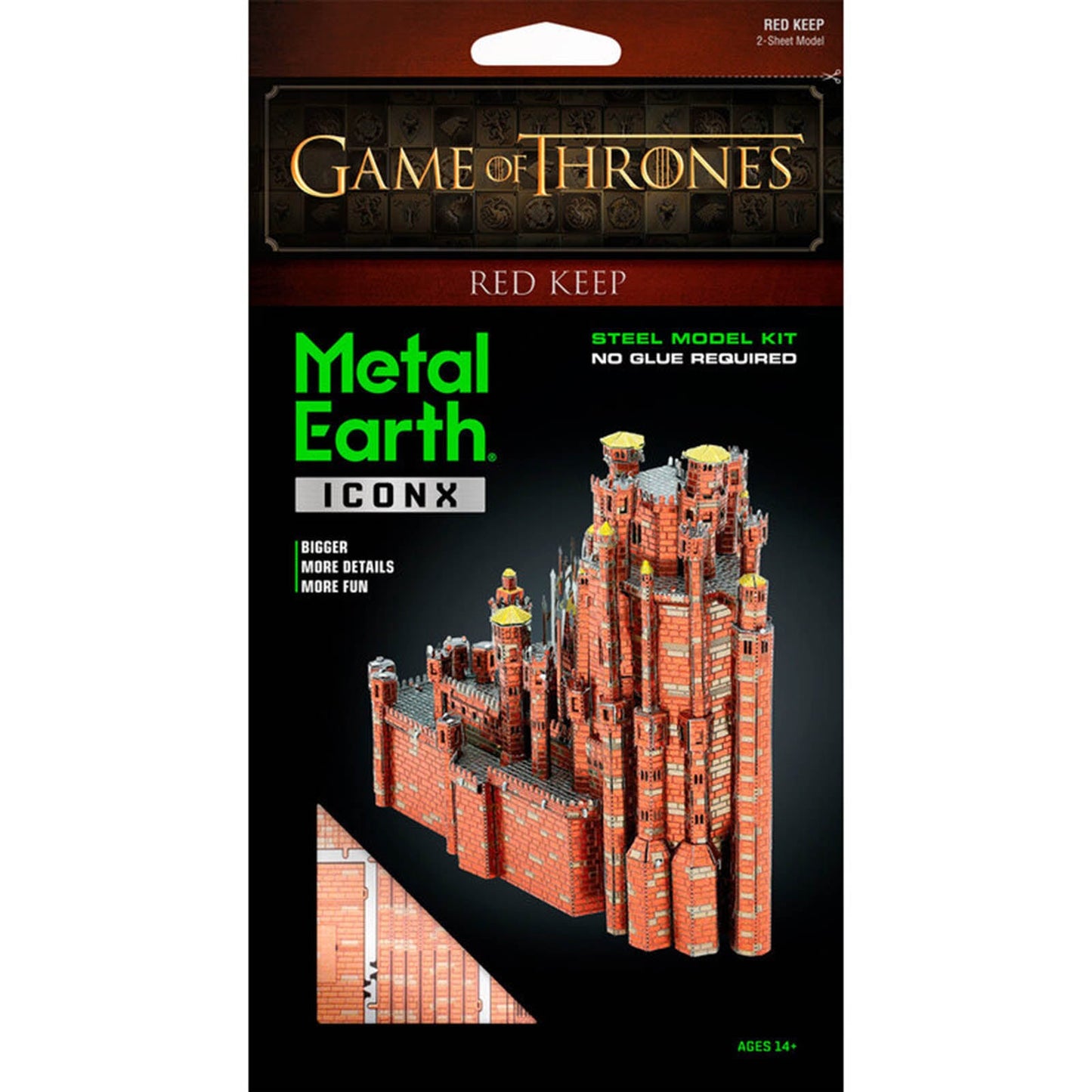 Metal Earth ICONX Game Of Thrones Red Keep Model Kit