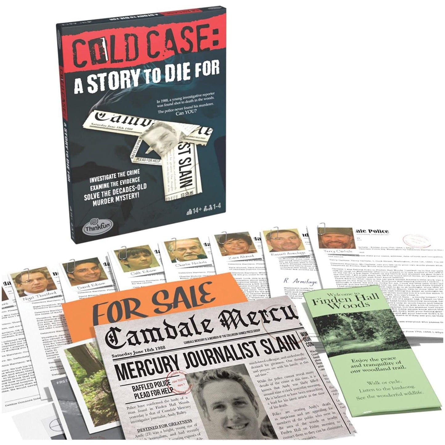 Thinkfun Cold Case A Story To Die For Game