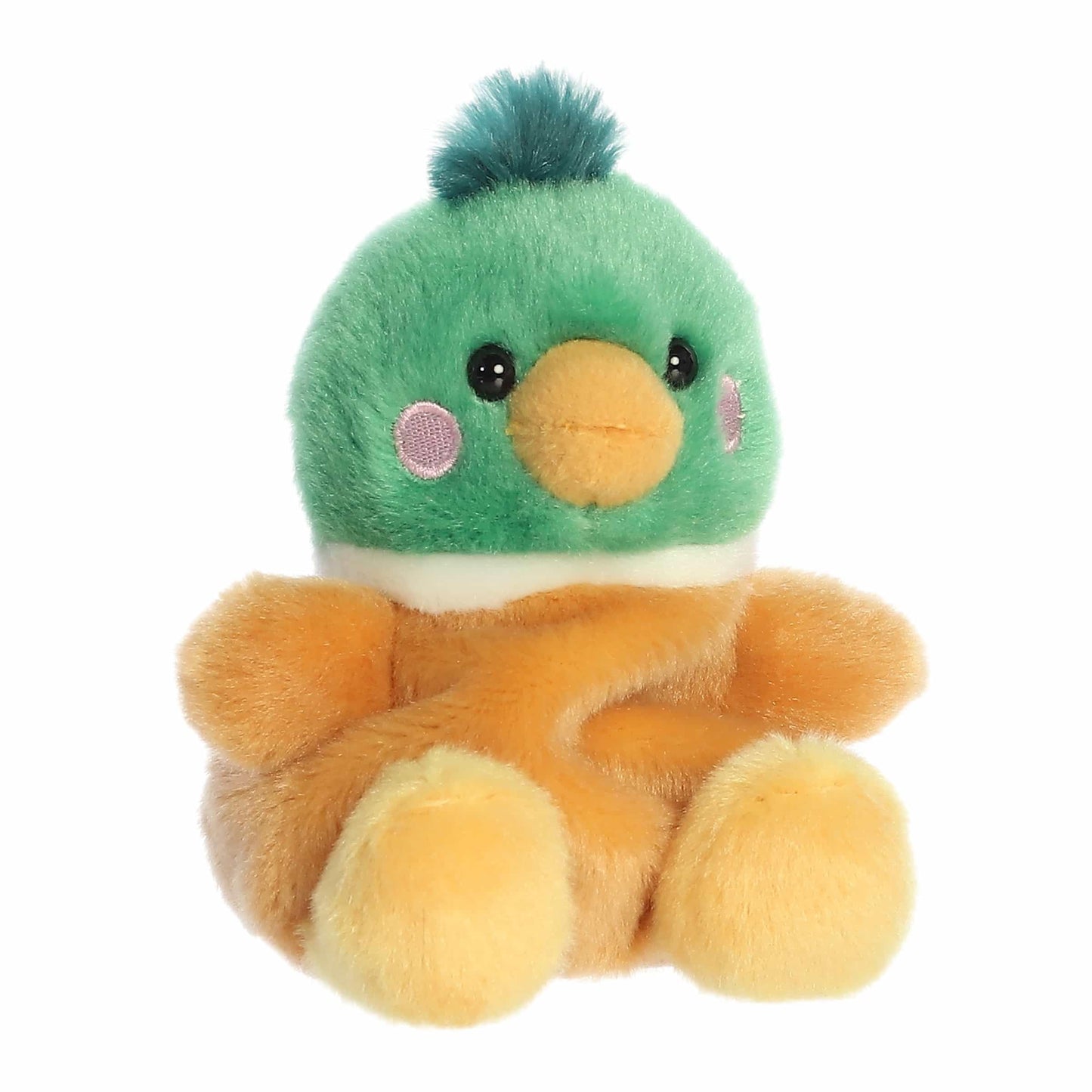 Aurora Palm Pals Puddles Mallard Duck 5 Inch Plush Figure
