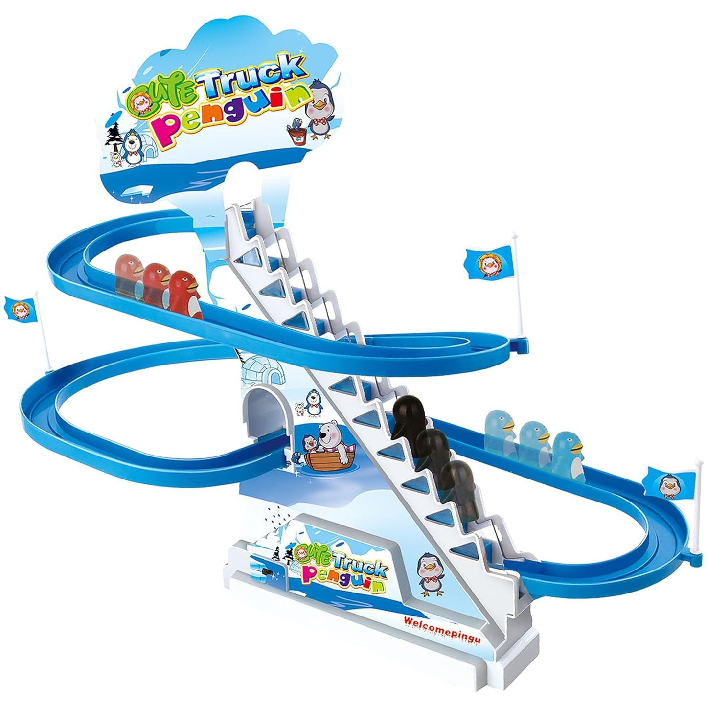 Schylling Penguin Dash Playset