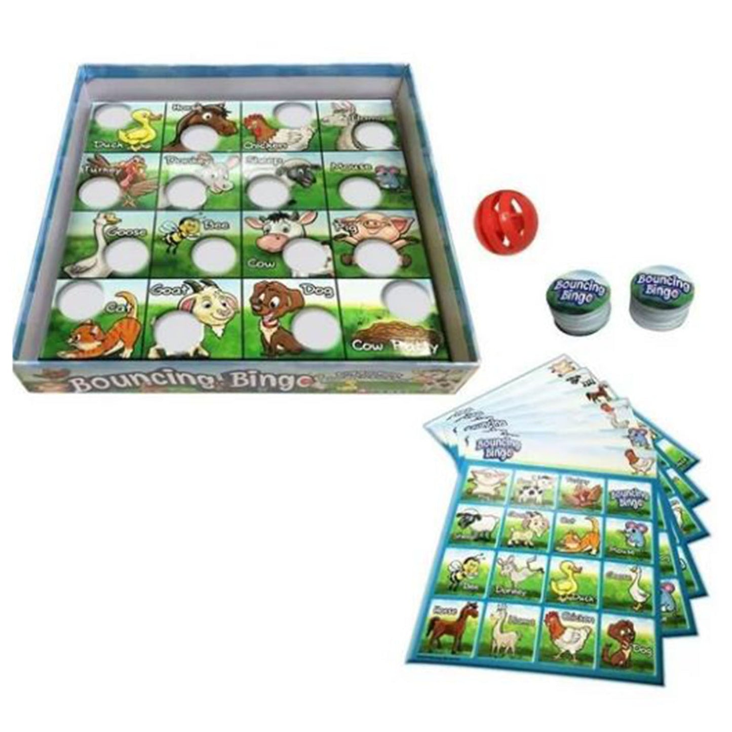 Winning Moves Bouncing Bingo Board Game