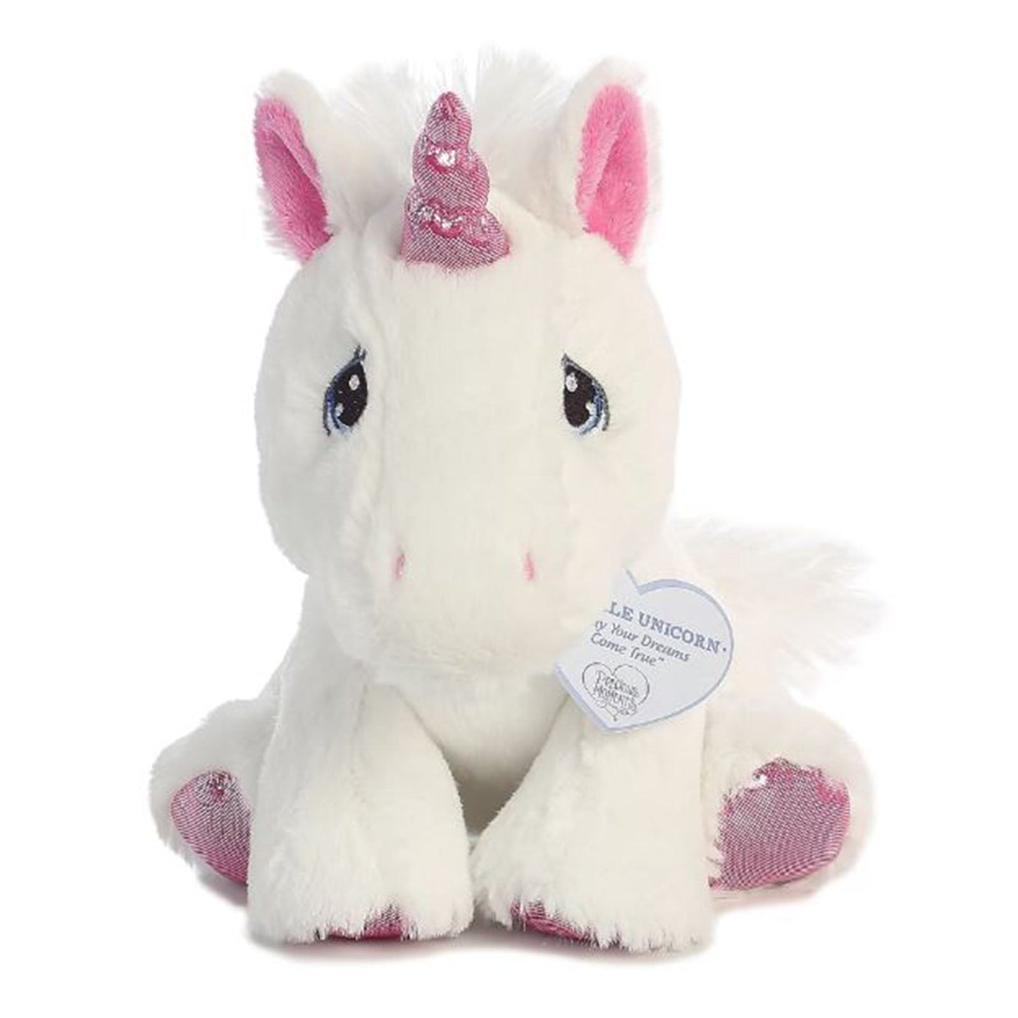 Aurora Precious Moments Sparkle Unicorn 8.5 Inch Plush Figure