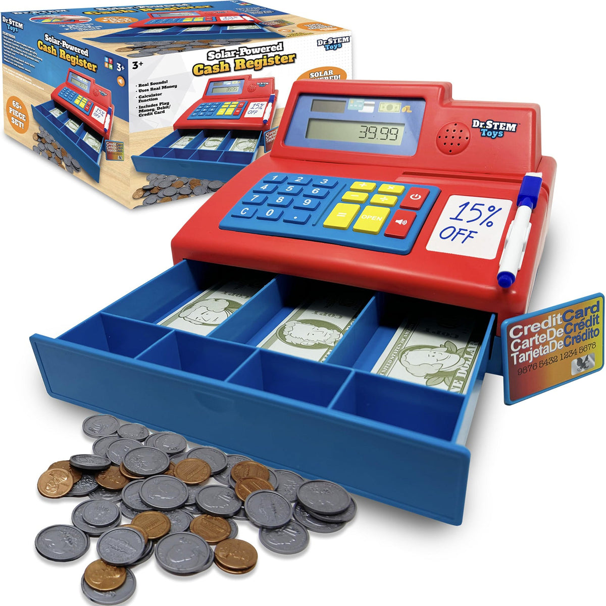 Thin Air Dr Stem Solar Powered Cash Register Play Set