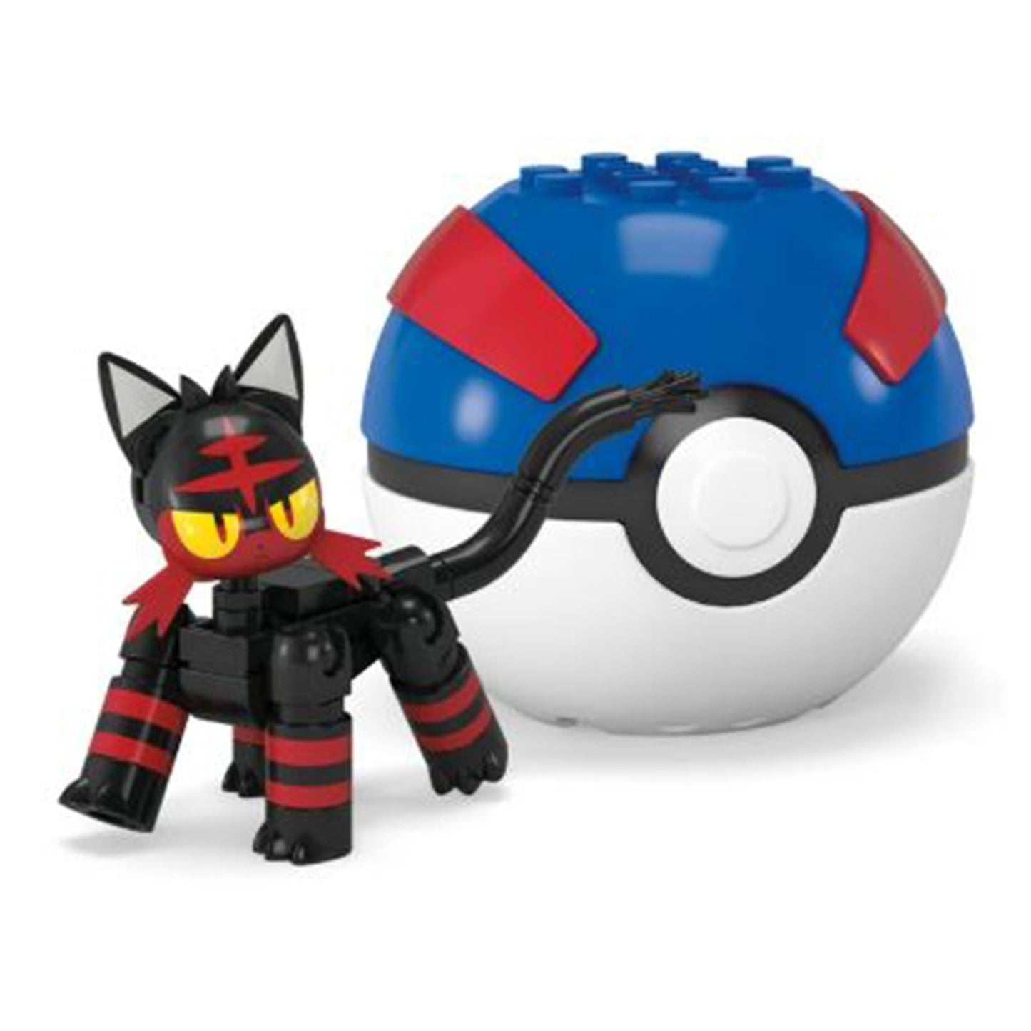 MEGA Pokemon Litten With Great Ball Building Set