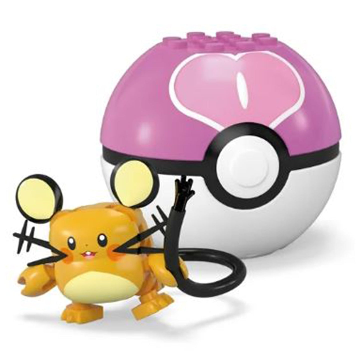 MEGA Pokemon Dedenne With Love Ball Building Set