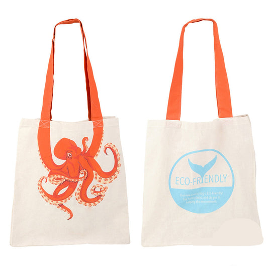 Octopus Tail Eco-Friendly Canvas 16 Inch Bag