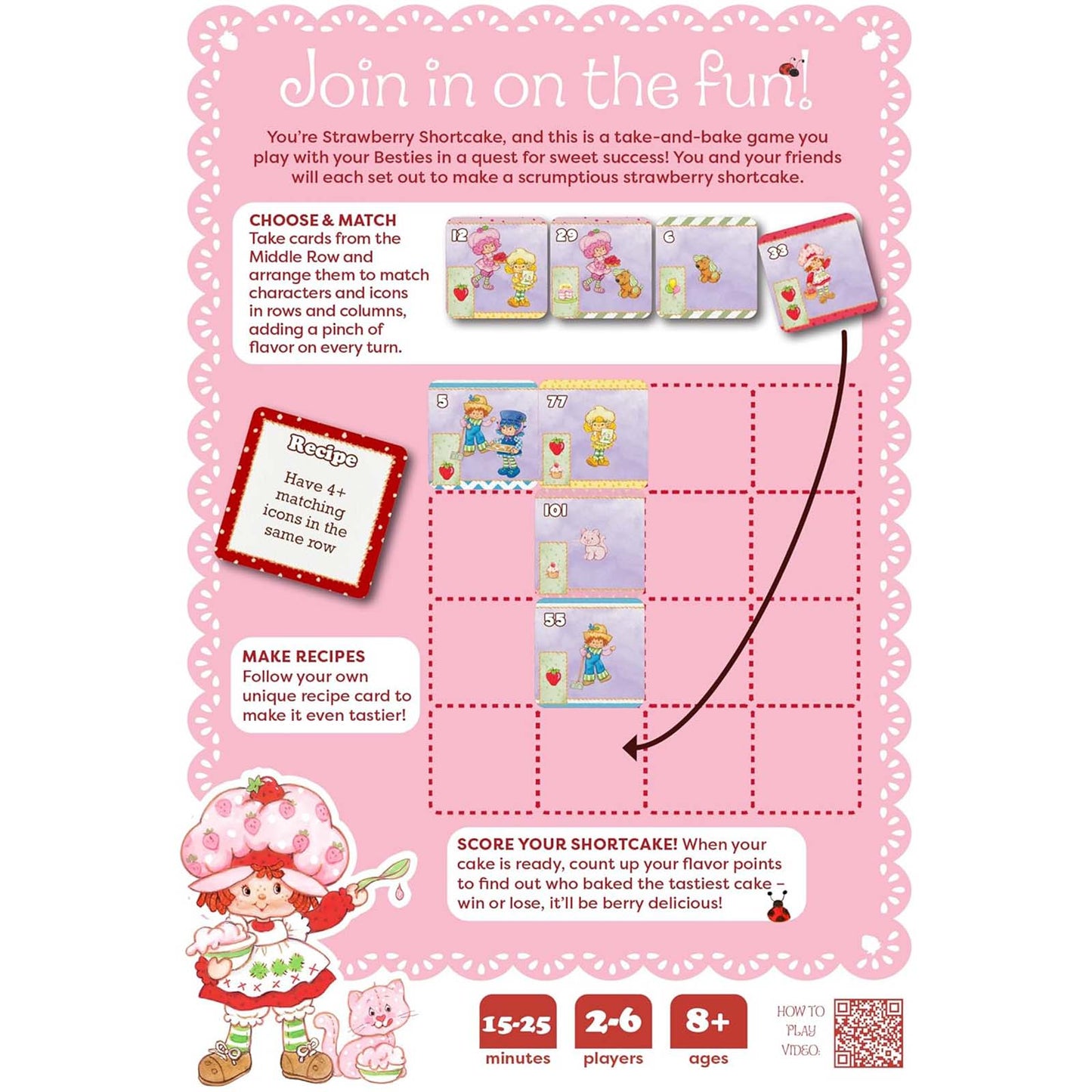 Wild Brain X Maestro Media Strawberry Shortcake Berry Besties Bake-Off Card Game