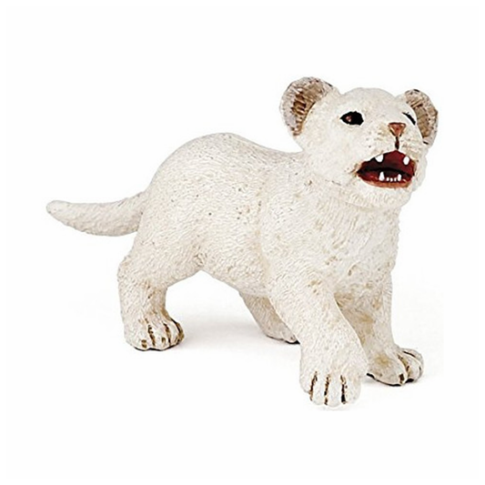 Papo White Lion Cub Animal Figure 50076