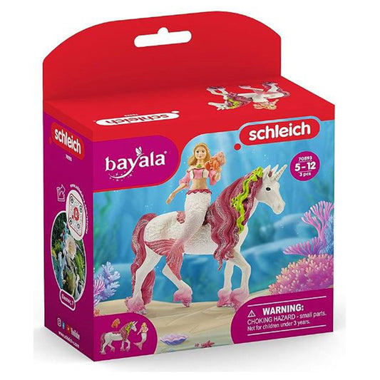 Schleich Bayala Mermaid Feya On Underwater Unicorn Figure 70593