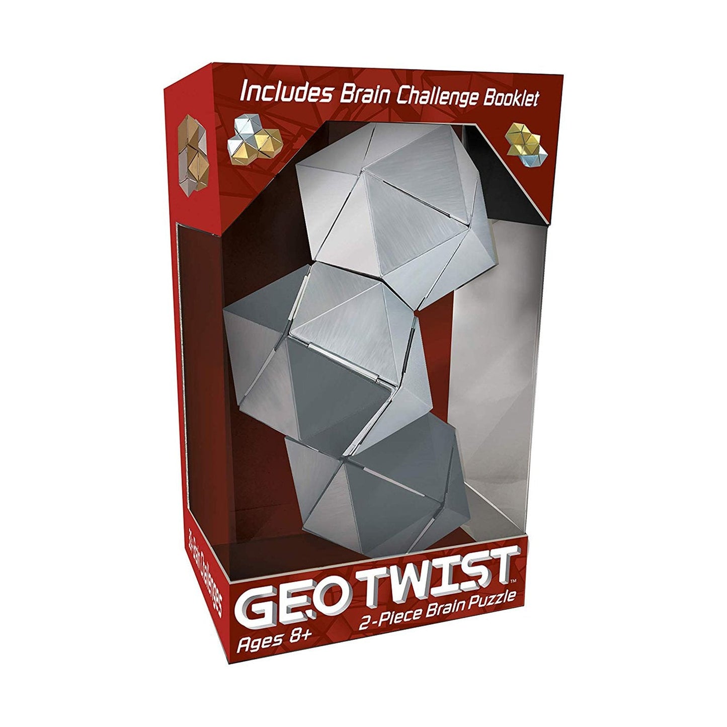 Bepuzzled Geo Twist 2 Piece Brain Puzzle