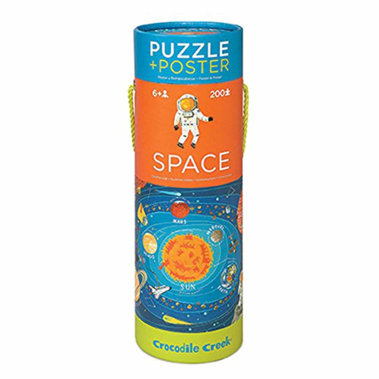 Crocodile Creek Space 200 Piece Puzzle Plus Poster