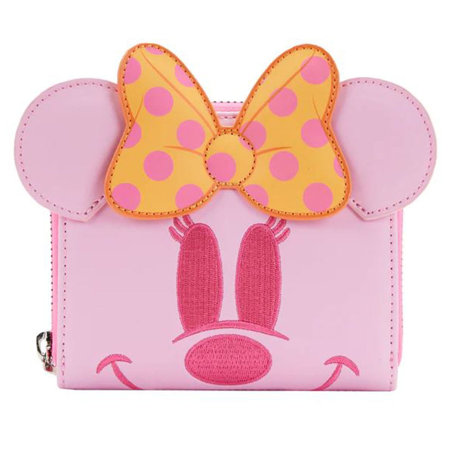 Loungefly Disney Pastel Ghost Minnie Glow In The Dark Zip Around Wallet