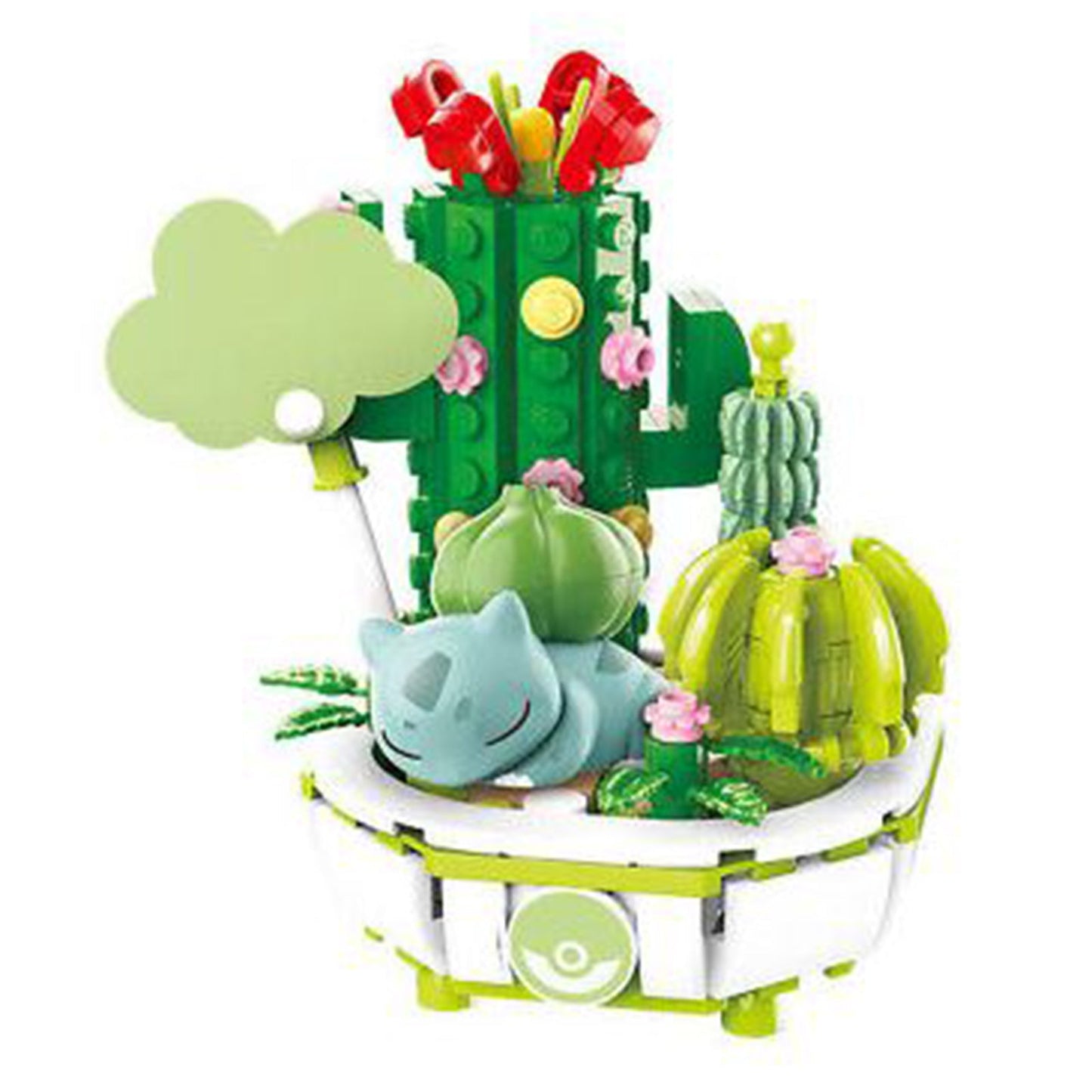 Keeppley Pokemon Qman Bonsai Bulbasaur Building Block Set