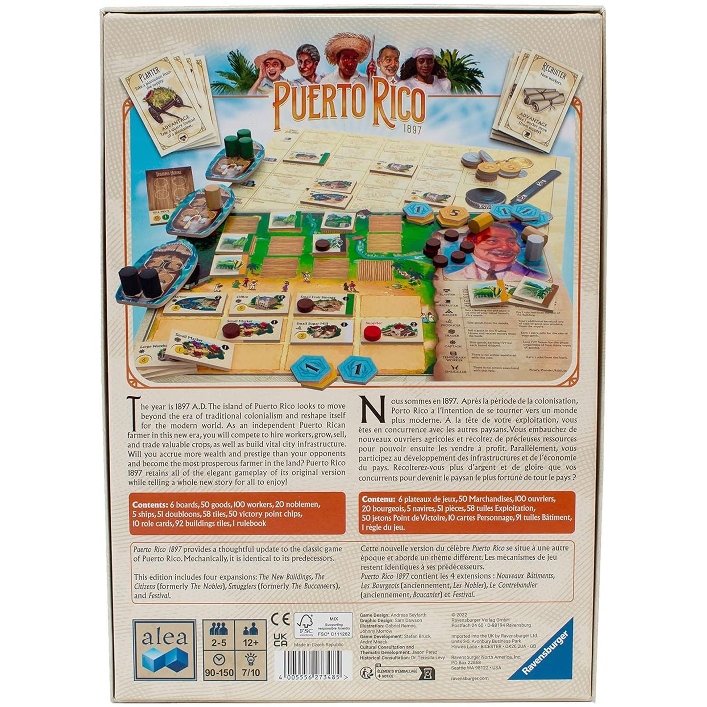 Ravensburger Puerto Rico 1897 The Board Game