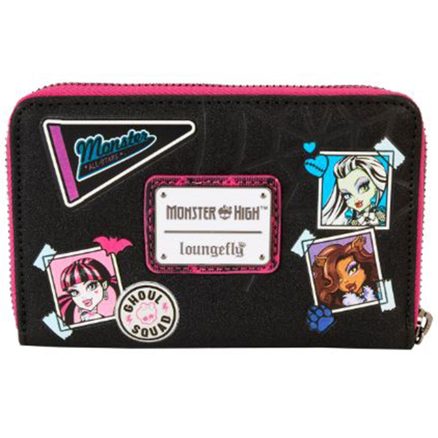 Loungefly Marvel Monster High Crest Zip Around Wallet