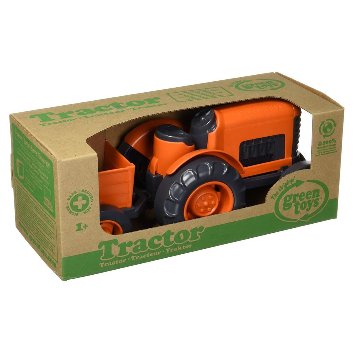 Green Toys Tractor Orange Toy Vehicles